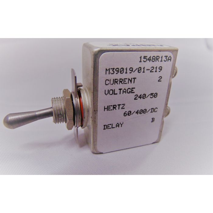 Get your M39019/01-219 CIRCUIT BREAKER from Peerless Electronics. Best quality and prices for your AIRPAX POWER PROTECTION needs.