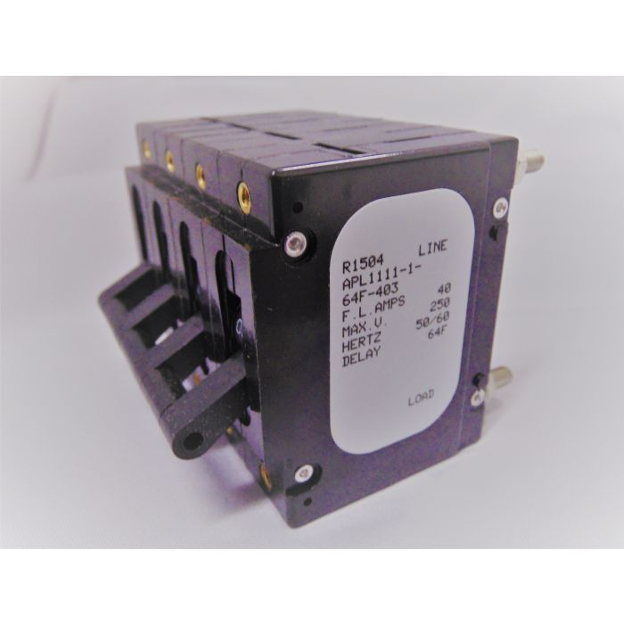 Get your APL1111-1-64F-403 CIRCUIT BREAKER from Peerless Electronics. Best quality and prices for your AIRPAX POWER PROTECTION needs.
