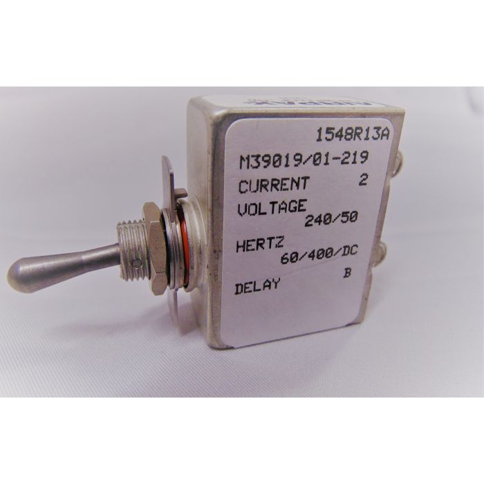 Get your M39019/01-219 CIRCUIT BREAKER from Peerless Electronics. Best quality and prices for your AIRPAX POWER PROTECTION needs.